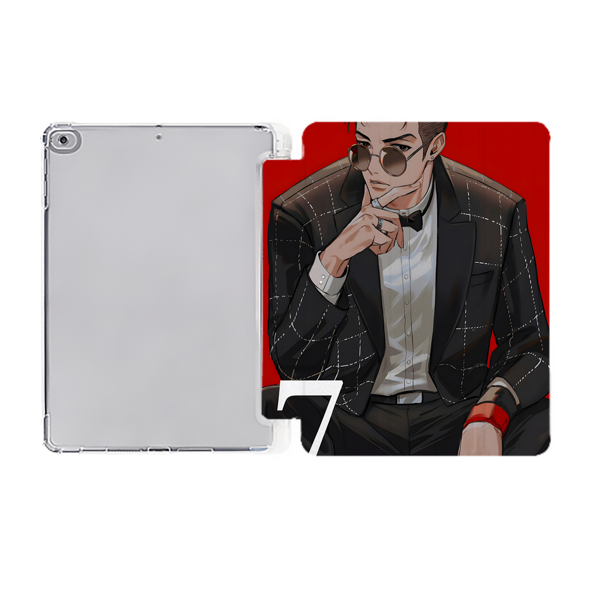 （画像用） SLAM DUNK／スラムダンク IPad ケース ペン収納付き 三つ折りスタンド PUレザー×シリコン 対応機種9.5/10.5/10.9インチ